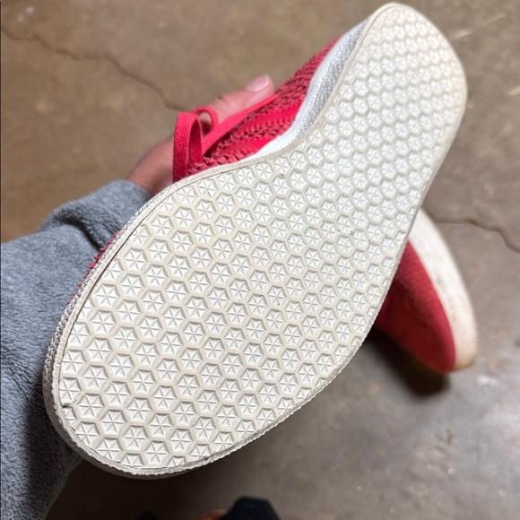 Adidas Vibrant Red Textured Sneakers - Picture 7 of 14